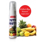 Гель-смазка Tutti-frutti со вкусом тропических фруктов - 30 гр. - Биоритм - купить с доставкой в Норильске