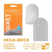 Карманный мастурбатор HEXA-BRICK - Tenga - в Норильске купить с доставкой