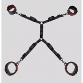 Изысканный набор фиксаций на кровати Reversible Under Mattress Restraint Set - Fifty Shades of Grey - купить с доставкой в Норильске