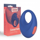 Синее эрекционное кольцо RRRING Casual Date Cock Ring - FeelzToys - в Норильске купить с доставкой