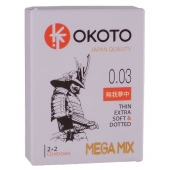 Набор из 4 презервативов OKOTO MegaMIX - Sitabella - купить с доставкой в Норильске