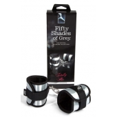 Серо-черные наручники Totally His - Fifty Shades of Grey - купить с доставкой в Норильске
