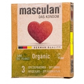 Экологически чистые презервативы Masculan Organic - 3 шт. - Masculan - купить с доставкой в Норильске