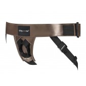 Бронзовый пояс для насадок Curious Harness - Strap-on-me - купить с доставкой в Норильске