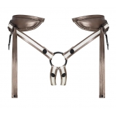 Бронзовый пояс для насадок Desirous Harness - Strap-on-me - купить с доставкой в Норильске