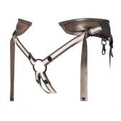 Бронзовый пояс для насадок Desirous Harness - Strap-on-me - купить с доставкой в Норильске