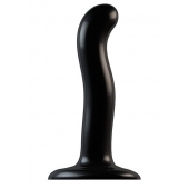 Черный фаллоимитатор-насадка Strap-On-Me P G spot Dildo size S - 16,4 см. - Strap-on-me - купить с доставкой в Норильске