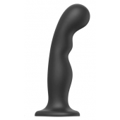 Черная насадка Strap-On-Me Dildo Plug P G size XXL - Strap-on-me - купить с доставкой в Норильске