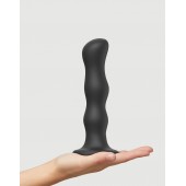 Черная насадка Strap-On-Me Dildo Geisha Balls size XL - Strap-on-me - купить с доставкой в Норильске