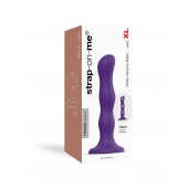 Фиолетовая насадка Strap-On-Me Dildo Geisha Balls size XL - Strap-on-me - купить с доставкой в Норильске