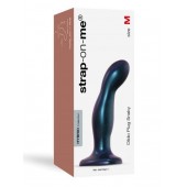 Темно-синяя насадка Strap-On-Me Dildo Plug Snaky size M - Strap-on-me - купить с доставкой в Норильске