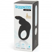 Черное эрекционное виброкольцо Happy Rabbit Rechargeable Rabbit Cock Ring - Happy Rabbit - в Норильске купить с доставкой