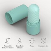 Мятный двусторонний мастурбатор Arcwave Ghost Pocket Stroker - Arcwave - в Норильске купить с доставкой
