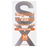 Ультратонкие презервативы Sagami Xtreme Superthin - 36 шт. - Sagami - купить с доставкой в Норильске