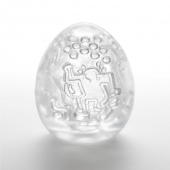 Мастурбатор-яйцо Keith Haring EGG DANCE - Tenga - в Норильске купить с доставкой