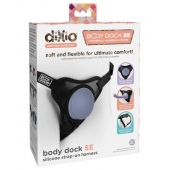 Черные трусики для страпона Body Dock SE на регулируемых ремнях - Pipedream - купить с доставкой в Норильске