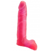 Розовая насадка-фаллос для трусиков Harness - 16,5 см. - LOVETOY (А-Полимер) - купить с доставкой в Норильске