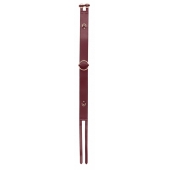 Бордовый ремень Halo Waist Belt - размер L-XL - Shots Media BV - купить с доставкой в Норильске