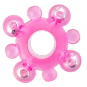 Эрекционное кольцо c бусинками - Toyfa Basic - в Норильске купить с доставкой