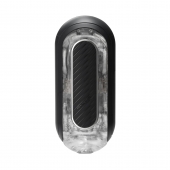 Черный мастурбатор Tenga Flip Zero Gravity с вибрацией - Tenga - в Норильске купить с доставкой