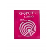 Стимулирующий интимный крем для женщин Cosmo G-spot - 2 гр. - Биоритм - купить с доставкой в Норильске