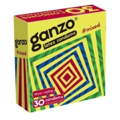 Микс-набор из 30 презервативов Ganzo Mixed - Ganzo - купить с доставкой в Норильске