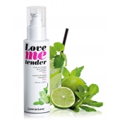 Съедобное согревающее массажное масло Love Me Tender Mojito с ароматом мохито - 100 мл. - Love to Love - купить с доставкой в Норильске