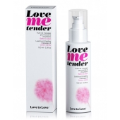 Съедобное согревающее массажное масло Love Me Tender Cotton Candy с ароматом сладкой ваты - 100 мл. - Love to Love - купить с доставкой в Норильске