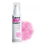 Съедобное согревающее массажное масло Love Me Tender Cotton Candy с ароматом сладкой ваты - 100 мл. - Love to Love - купить с доставкой в Норильске