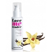 Съедобное согревающее массажное масло Love Me Tender Vanilla с ароматом ванили - 100 мл. - Love to Love - купить с доставкой в Норильске