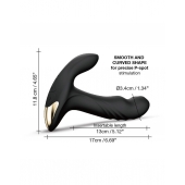 Черный вибромассажер простаты Multi P-Joy с 3 моторами - Dorcel - в Норильске купить с доставкой