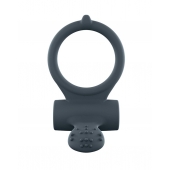 Серое перезаряжаемое эрекционное кольцо с вибрацией Power Clit - Dorcel - в Норильске купить с доставкой