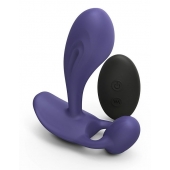 Темно-синий вибромассажер Witty P G Vibrator with Remote Control - Love to Love - в Норильске купить с доставкой