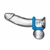 Комплект из 2 эрекционных колец-восьмерок 2-Pack Duo Cock And Ball Stamina Enhancement Ring - BlueLine - в Норильске купить с доставкой