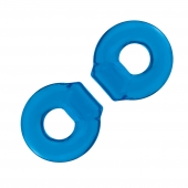 Комплект из двух колец для пениса 2-Pack Ultra-Stretch Stamina Endurance Ring - BlueLine - в Норильске купить с доставкой