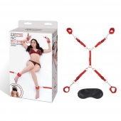 Красная фиксация на матрас Classic Bedspreader - Lux Fetish - купить с доставкой в Норильске
