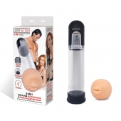 Автоматическая вакуумная помпа-мастурбатор Blowjob Auto Sucker Penis Enlarger Pump - Lux Fetish - в Норильске купить с доставкой