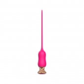 Розовый тонкий стимулятор Nipple Vibrator - 23 см. - I-MOON - купить с доставкой в Норильске