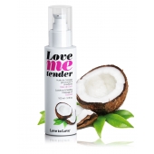 Съедобное согревающее массажное масло Love Me Tender Cocos с ароматом кокоса - 100 мл. - Love to Love - купить с доставкой в Норильске