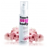 Силиконовый лубрикант 2-в-1 Touch My Body с ароматом вишнёвого цвета - 100 мл. - Love to Love - купить с доставкой в Норильске