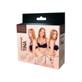 Набор из 3 мастурбаторов The Girl Next Door Tina - Dream Toys - в Норильске купить с доставкой