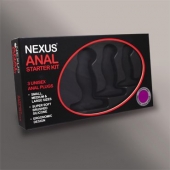 Набор из 3 массажеров простаты чёрного цвета NEXUS ANAL STARTER KIT - Nexus Range - в Норильске купить с доставкой