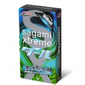 Презервативы Sagami Xtreme Mint с ароматом мяты - 10 шт. - Sagami - купить с доставкой в Норильске
