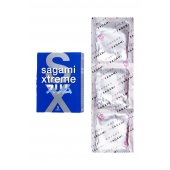 Розовые презервативы Sagami Xtreme FEEL FIT 3D - 3 шт. - Sagami - купить с доставкой в Норильске