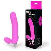 Розовый безремневой страпон Sexy Friend - 1137 - купить с доставкой в Норильске