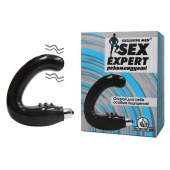 Чёрный массажёр простаты серии Sex Expert - Sex Expert - в Норильске купить с доставкой