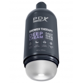 Мастурбатор в бутылке Shower Therapy Deep Cream - Pipedream - в Норильске купить с доставкой