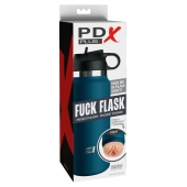 Мастурбатор-вагина в синей колбе F*ck Flask - Pipedream - в Норильске купить с доставкой