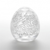Мастурбатор-яйцо Keith Haring EGG PARTY - Tenga - в Норильске купить с доставкой