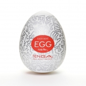 Мастурбатор-яйцо Keith Haring EGG PARTY - Tenga - в Норильске купить с доставкой